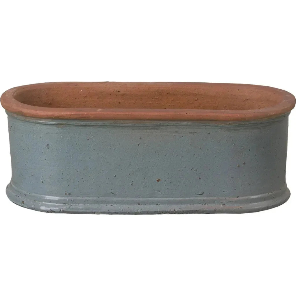Oval Window Box Ceramic Planter