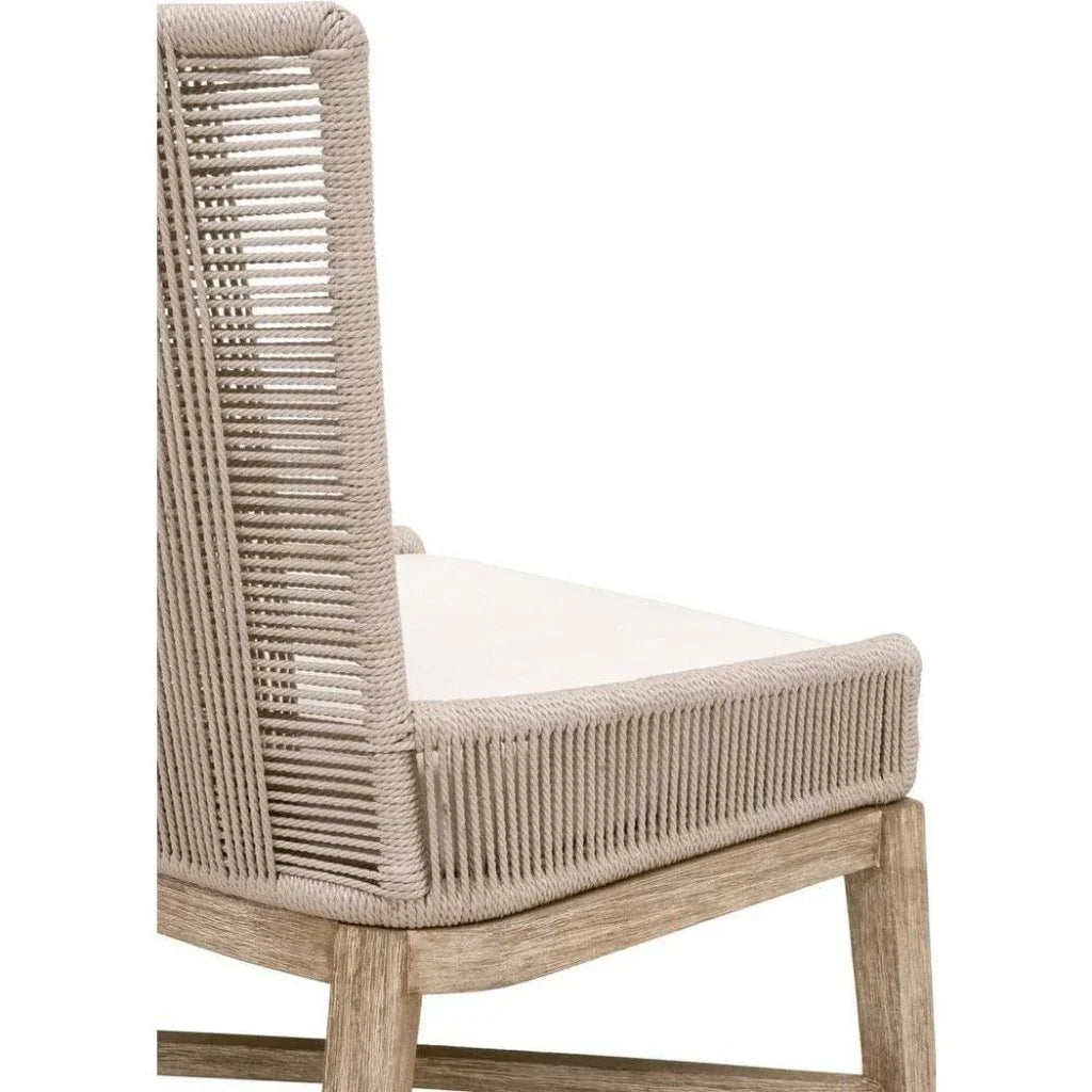 Overlay Fabric Dining Chair 2PC - LOOMLAN - Essentials For Living - Dining Chairs