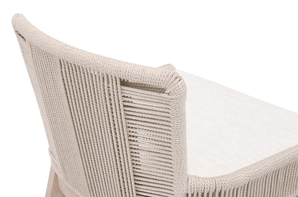 Overlay Olefin Fabric Outdoor Counter Stool - LOOMLAN - Essentials For Living - Outdoor Counter Stools