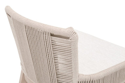 Overlay Olefin Fabric Outdoor Counter Stool - LOOMLAN - Essentials For Living - Outdoor Counter Stools