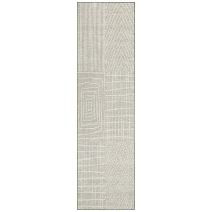 LOOMLAN Rugs Owen Beige Washable Indoor-Outdoor Rug