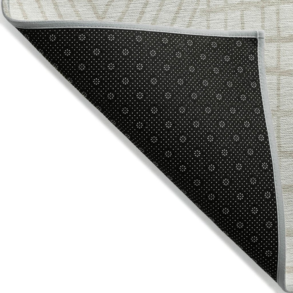 LOOMLAN Rugs Owen Ivory Washable Indoor-Outdoor Rug