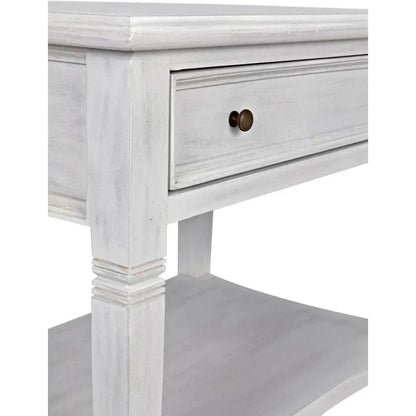Noir Oxford Single Drawer Wooden Side Table