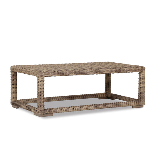 Havana Resin Wicker Wrapped Outdoor Coffee Table