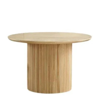 LOOMLAN Varnor Wooden Round Dining Table