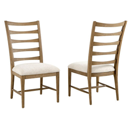 Anniversary Ladderback Fabric Dining Chair 2PC