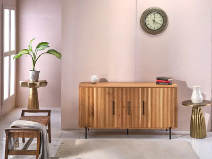 LOOMLAN Melaneth Wooden Brown Sideboard