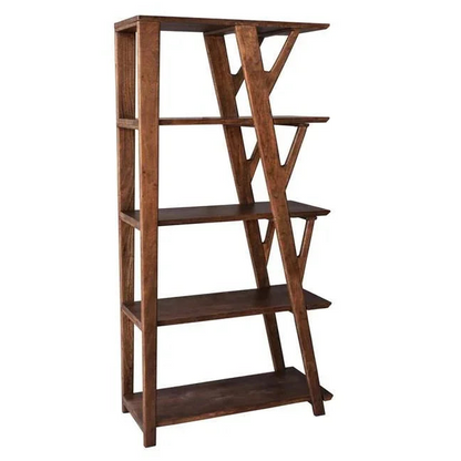 LOOMLAN Lyira Wooden Brown Etagere