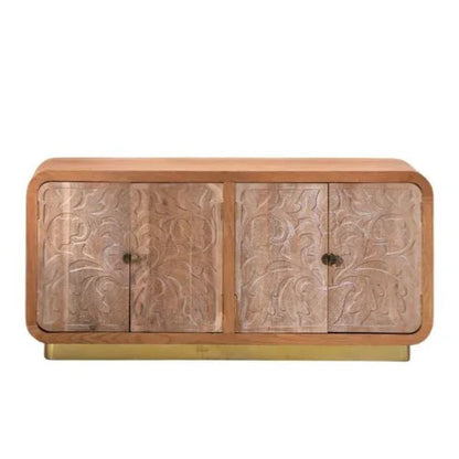LOOMLAN Halvindra Four Doors Wood Sideboard