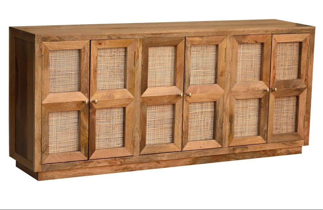 Lytham Natural Wooden Modern Sideboard