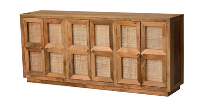 Lytham Natural Wooden Modern Sideboard