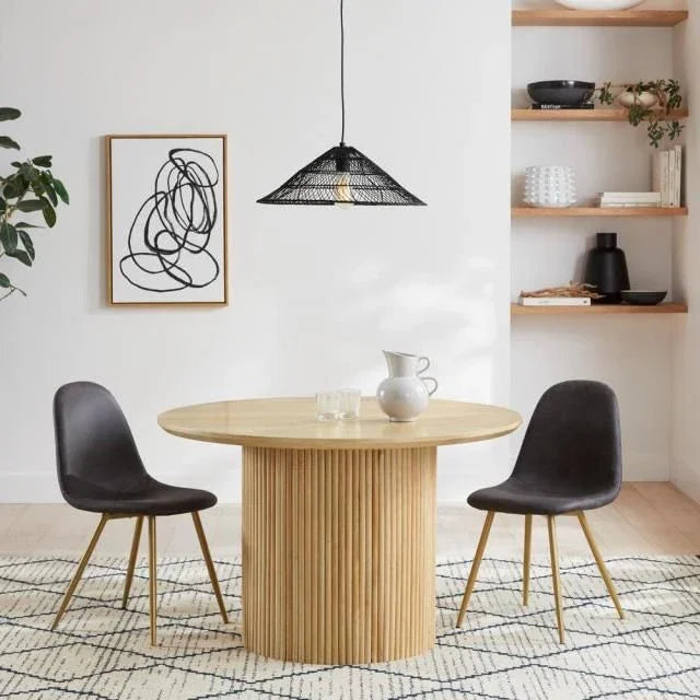 Varnor Wooden Round Dining Table