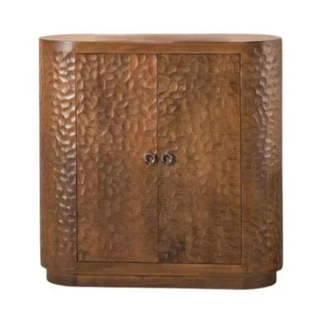 Varentha Wooden Brown Bar Cabinet