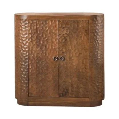 Varentha Wooden Brown Bar Cabinet