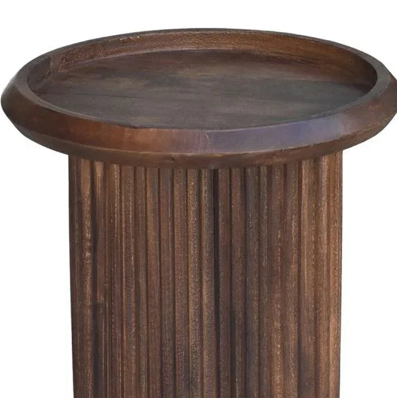 LOOMLAN Olmira Wooden Round Side Table