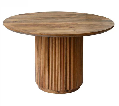 Iravelle Wood Round Dining Table