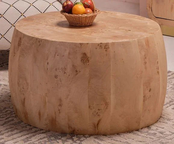 Vireth Wooden Round Coffee Table