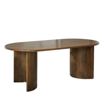 Tarniel Wooden Oval Dining Table