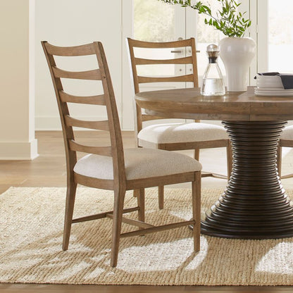 Anniversary Ladderback Fabric Dining Chair 2PC
