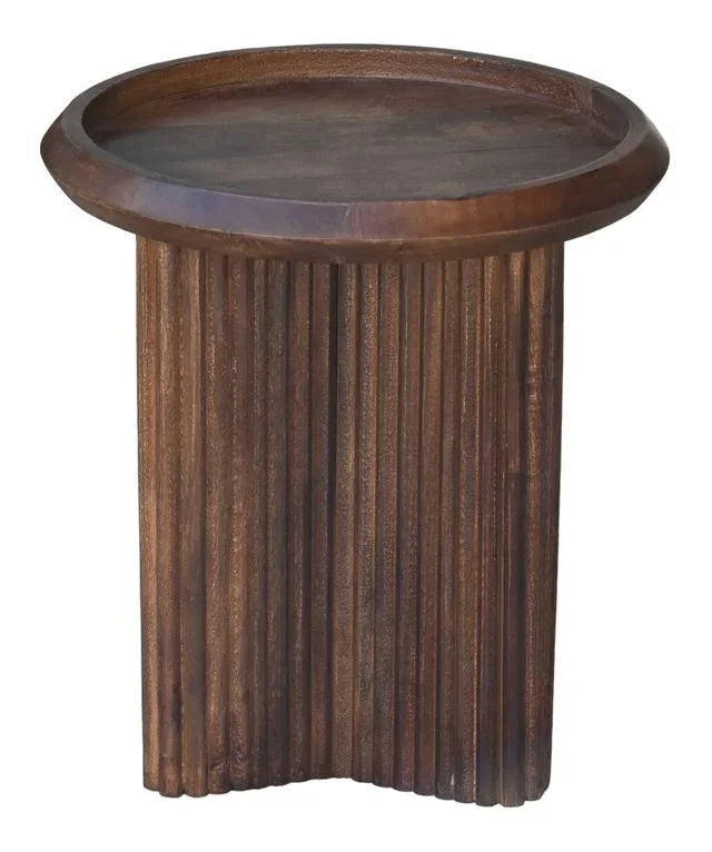 LOOMLAN Olmira Wooden Round Side Table