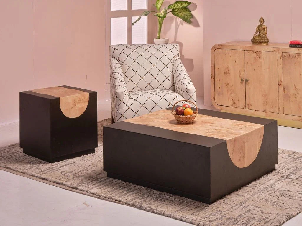 LOOMLAN Branthe Wooden Square Side Table
