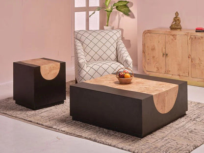 LOOMLAN Branthe Wooden Square Side Table