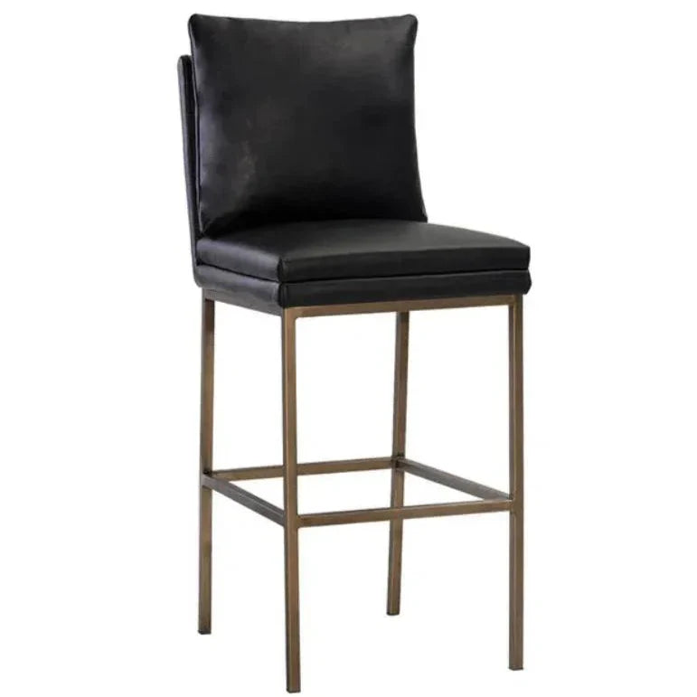 Paige Faux Leather Barstool