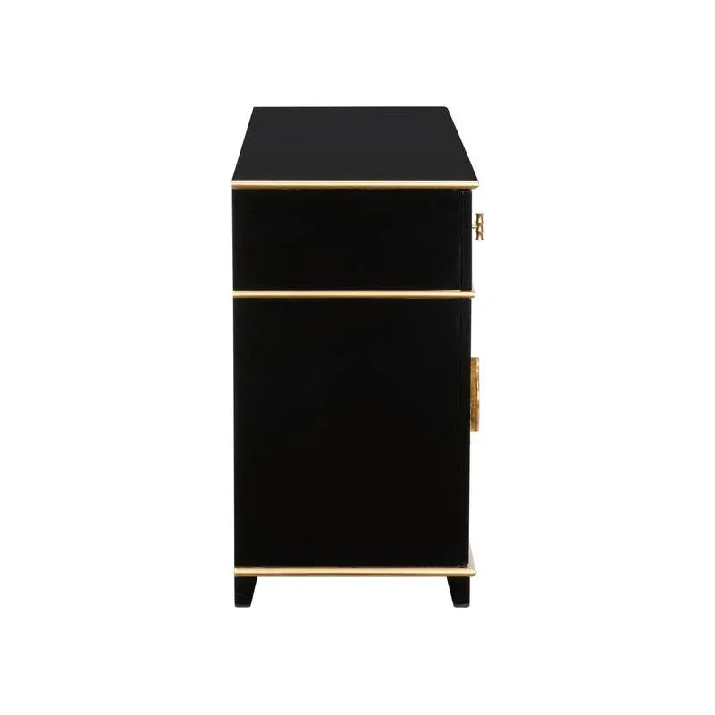 Chelsea House Palm Beach Black Sideboard