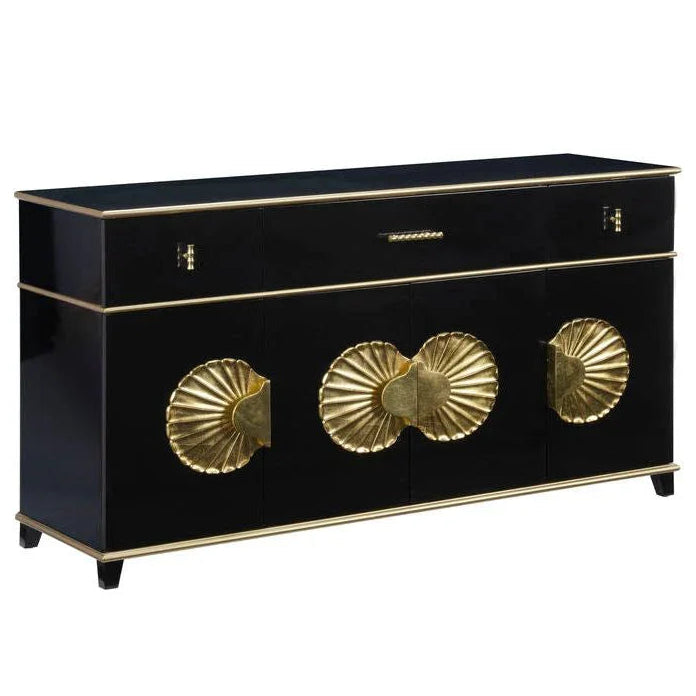 Chelsea House Palm Beach Black Sideboard