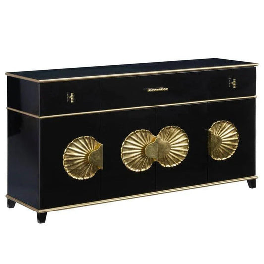 Chelsea House Palm Beach Black Sideboard