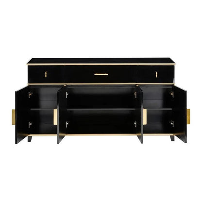 Chelsea House Palm Beach Black Sideboard