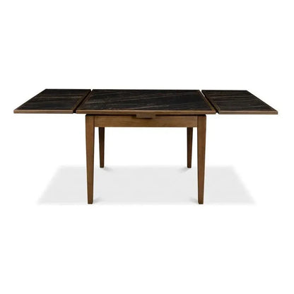 Paolino Square Extendable Dining Table Dark Wash - LOOMLAN - Sarreid - Side Tables