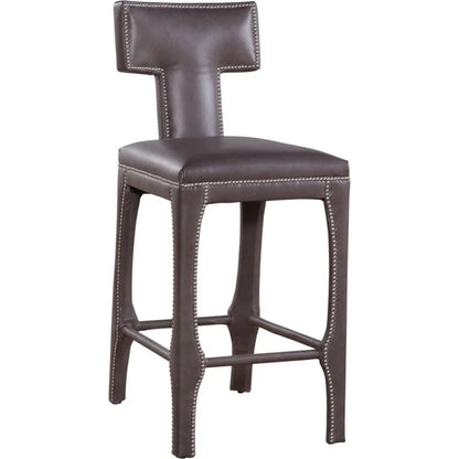 Paris Top Grain Leather Barstool