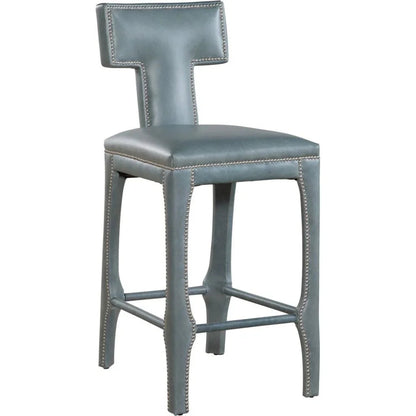 Paris Top Grain Leather Barstool