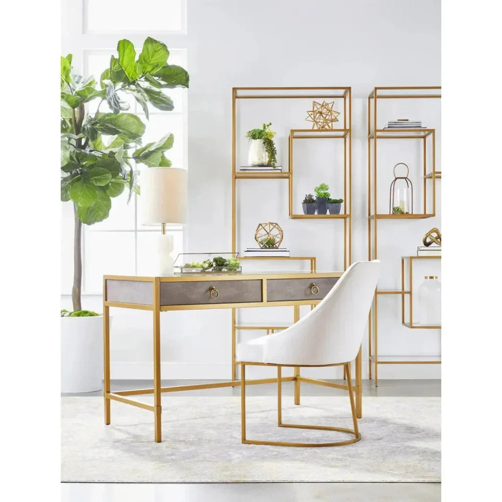 Parissa Performance Fabric Armless Dining Chair 2PC - LOOMLAN - Essentials For Living - Dining Chairs