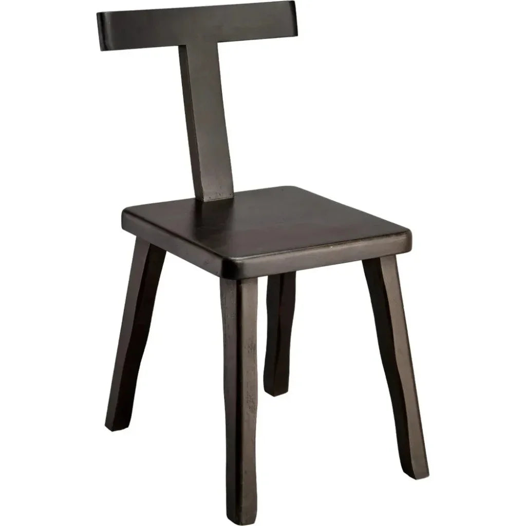 Parlor T Shaped Back Armless Chair - LOOMLAN - Jamie Young - Accent Chairs