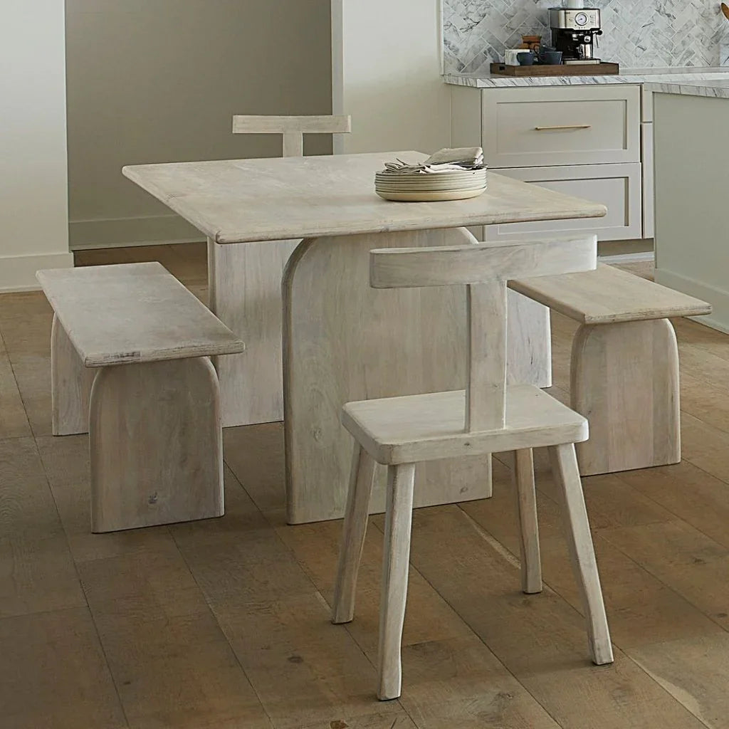 Parlor T Shaped Back Armless Chair - LOOMLAN - Jamie Young - Accent Chairs