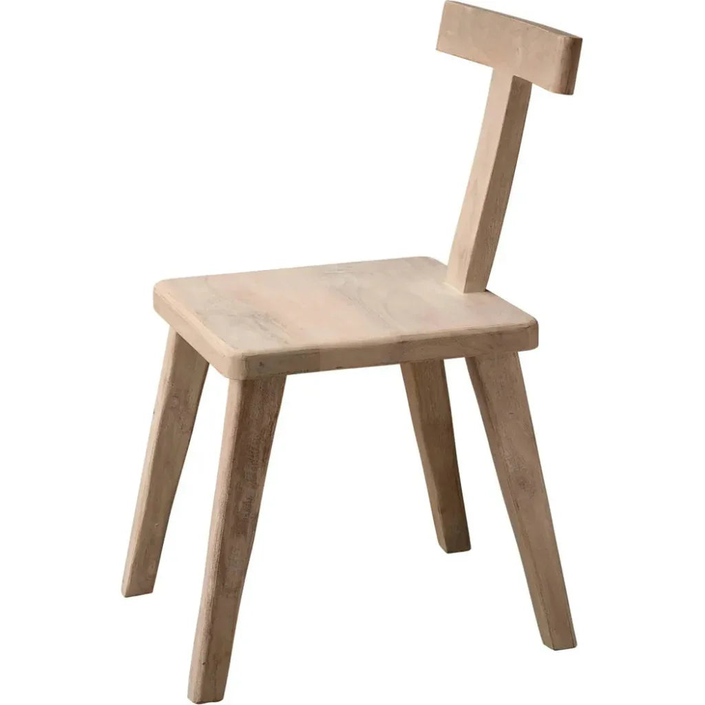 Parlor T Shaped Back Armless Chair - LOOMLAN - Jamie Young - Accent Chairs