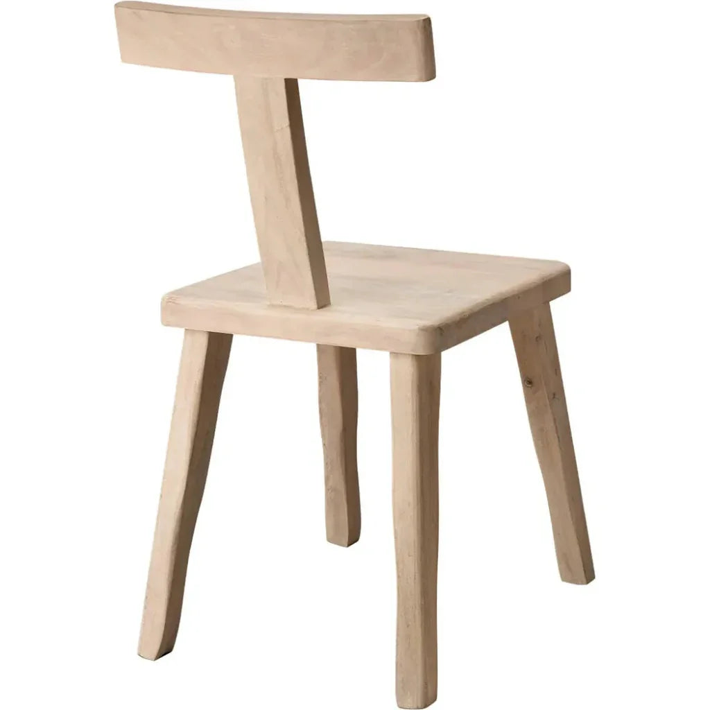 Parlor T Shaped Back Armless Chair - LOOMLAN - Jamie Young - Accent Chairs