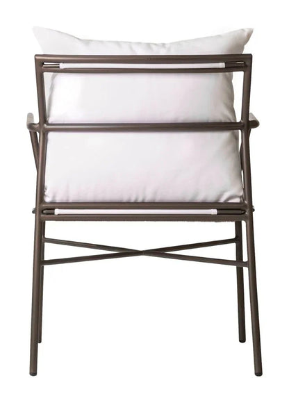 Patinero Aluminum Patio Dining Arm Chair (Set Of 2) - LOOMLAN - Seasonal Living - Outdoor Dining Chairs