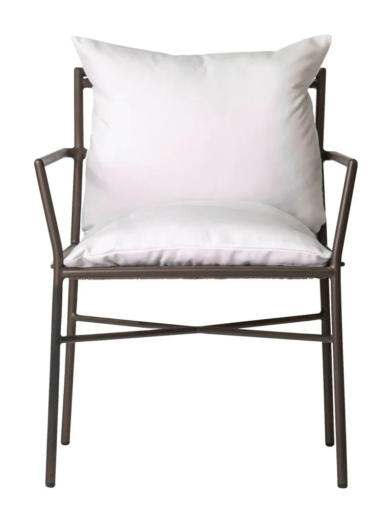 Patinero Aluminum Patio Dining Arm Chair (Set Of 2) - LOOMLAN - Seasonal Living - Outdoor Dining Chairs