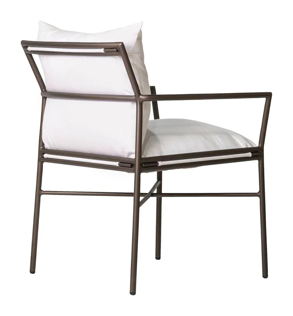 Patinero Aluminum Patio Dining Arm Chair (Set Of 2) - LOOMLAN - Seasonal Living - Outdoor Dining Chairs