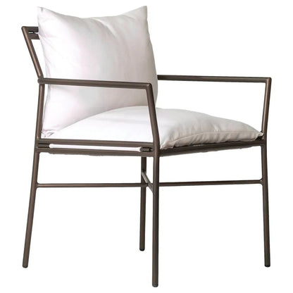 Patinero Aluminum Patio Dining Arm Chair (Set Of 2) - LOOMLAN - Seasonal Living - Outdoor Dining Chairs