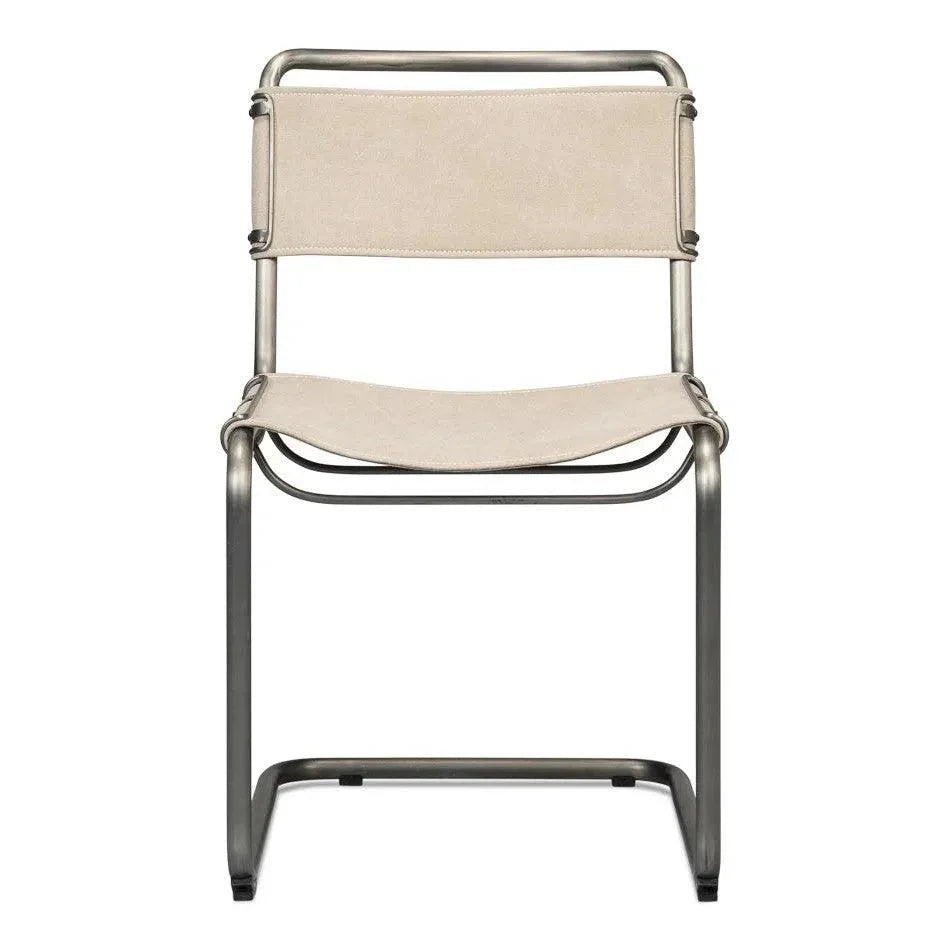 Sarreid Patton Canvas Field Dining Chairs Set of 2