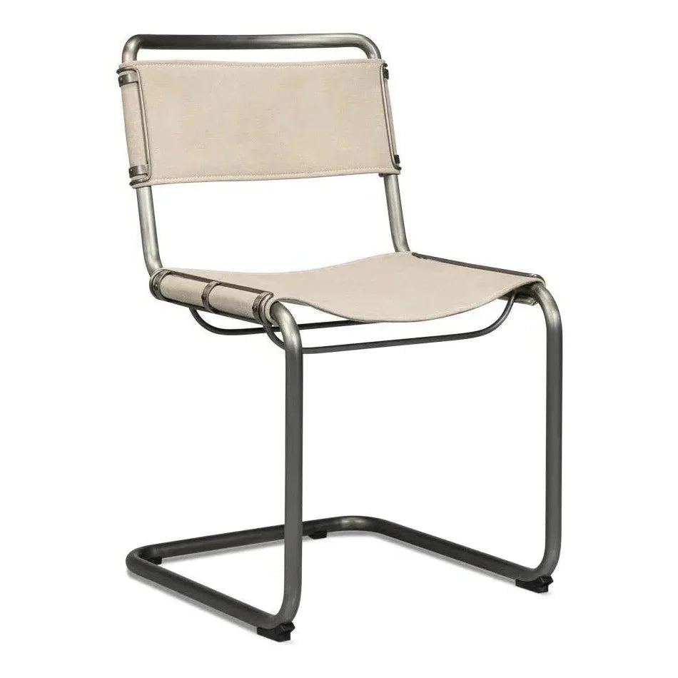 Sarreid Patton Canvas Field Dining Chairs Set of 2