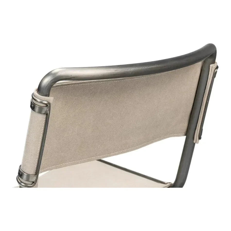 Sarreid Patton Canvas Field Dining Chairs Set of 2