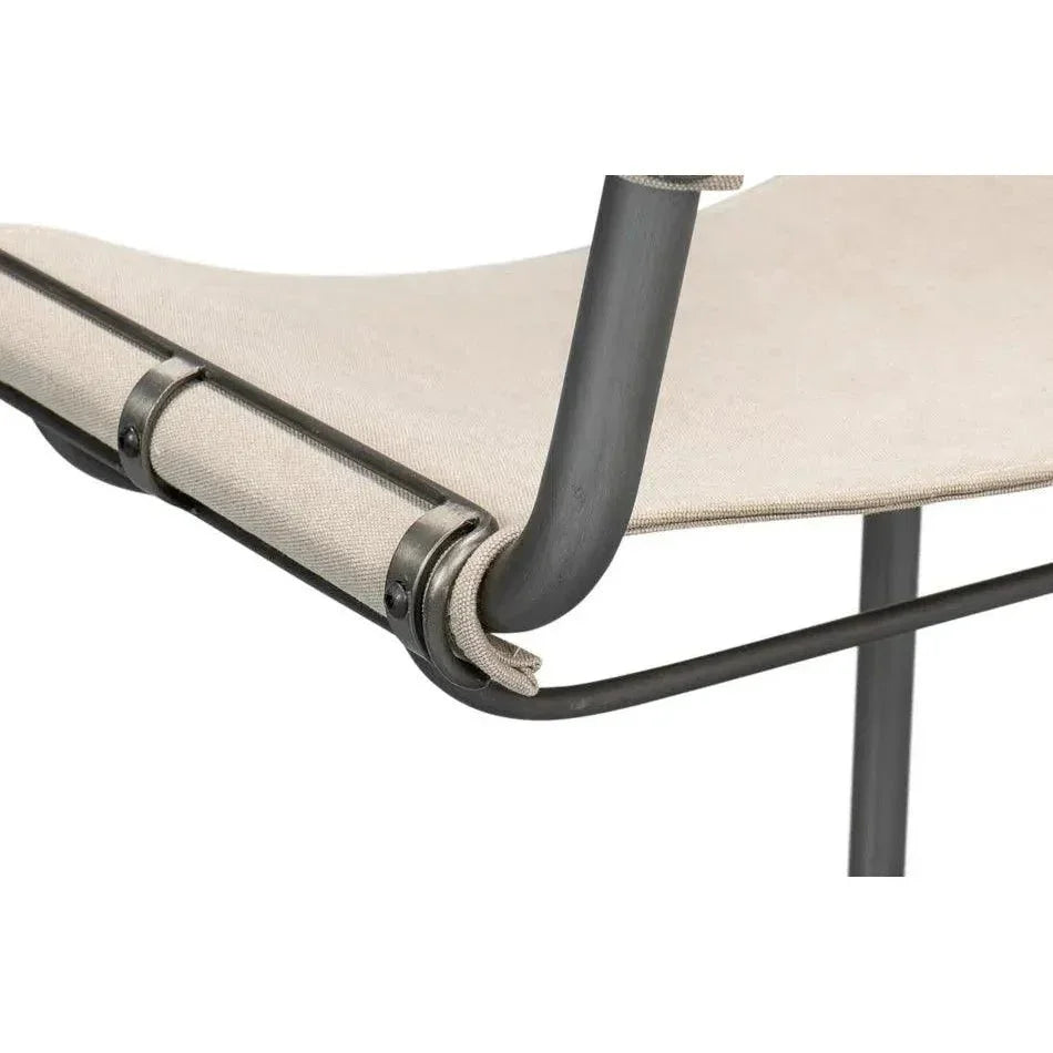 Sarreid Patton Canvas Field Dining Chairs Set of 2