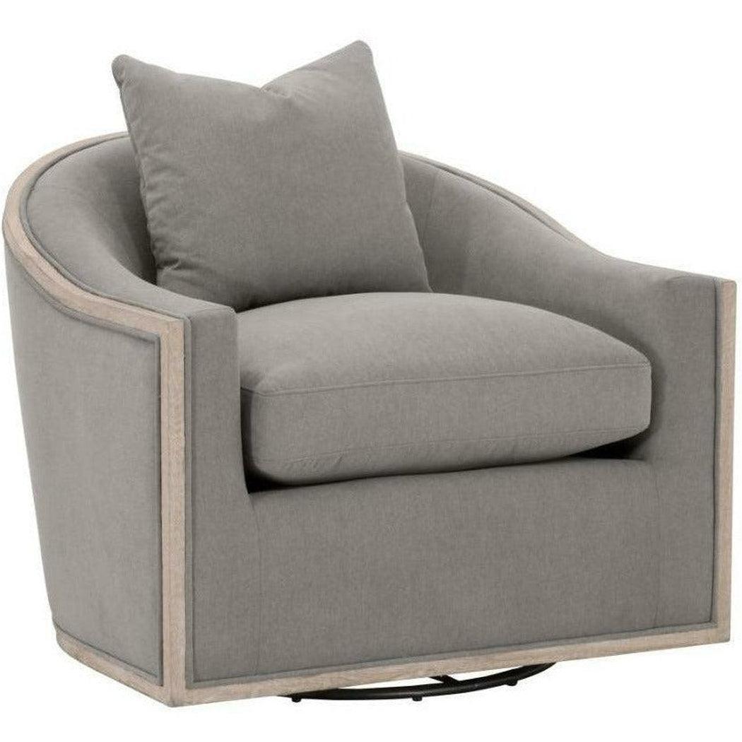 Essentials For Living Paxton Performance Fabric Swivel Club Chair