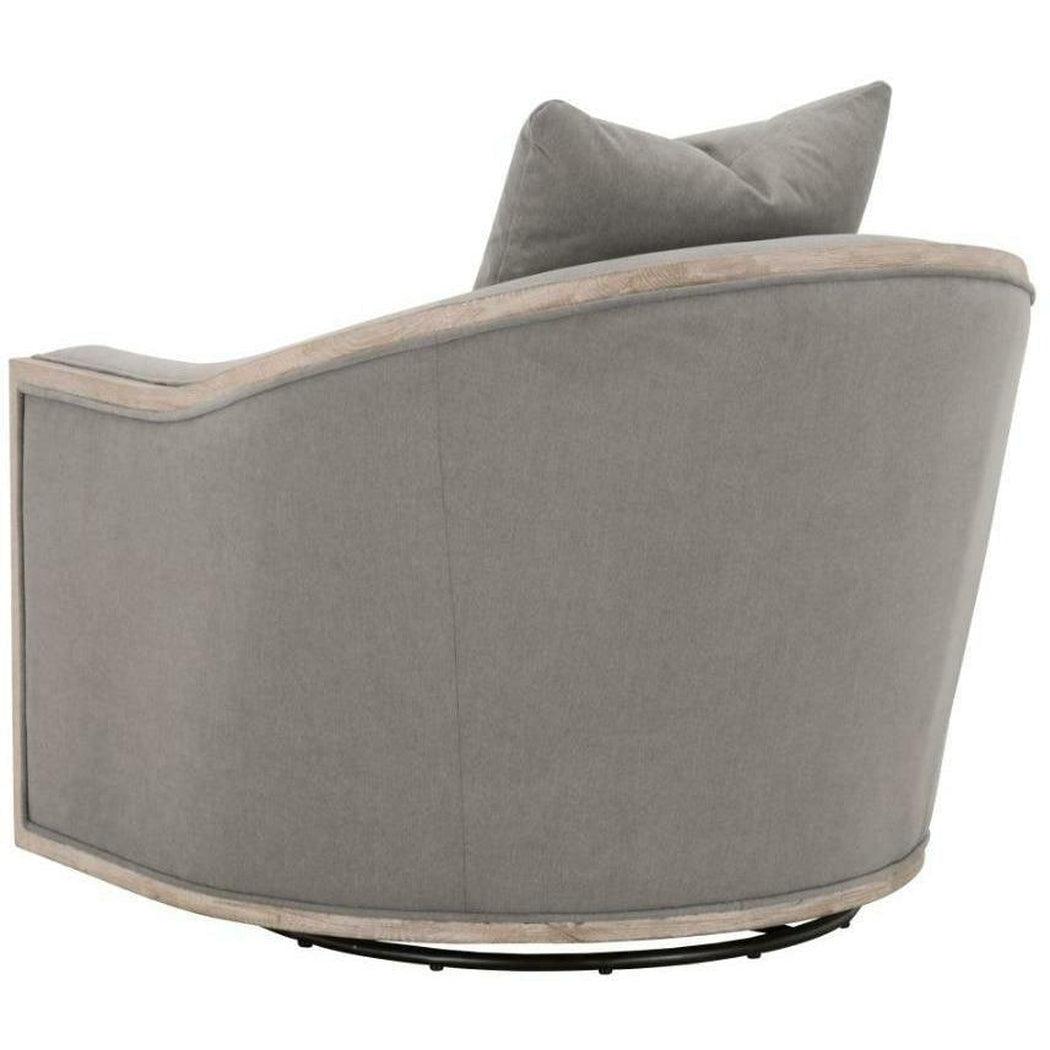 Essentials For Living Paxton Performance Fabric Swivel Club Chair