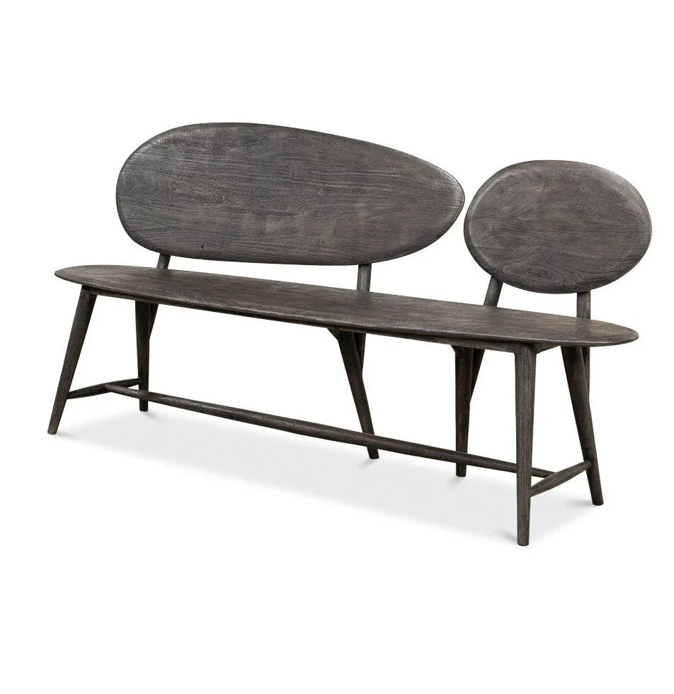 Sarreid Pebble Handmade Wooden Bedroom Bench